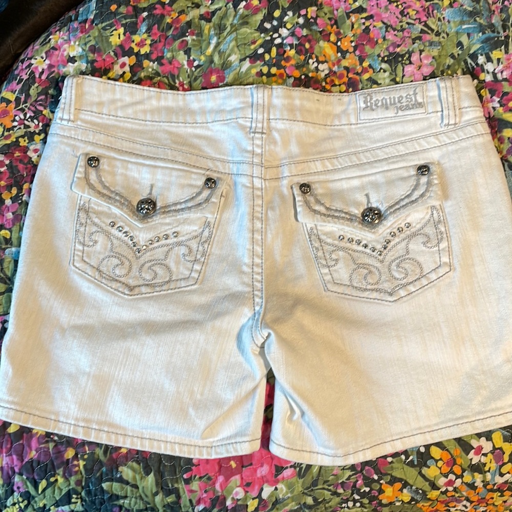 Request denim shorts